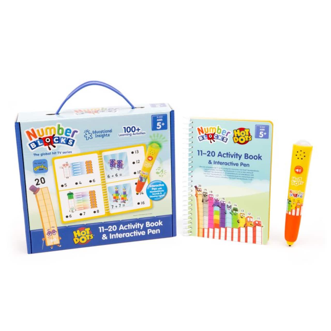 Educational Insights® Hot Dots Numberblocks 11-20 Activity Book